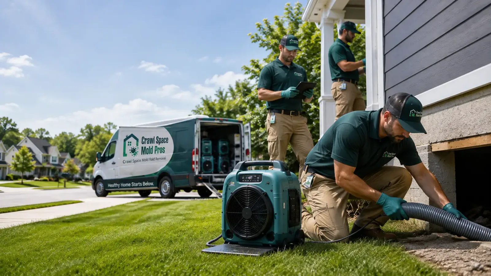 Crawl Space Mold Removal in Milan, NH